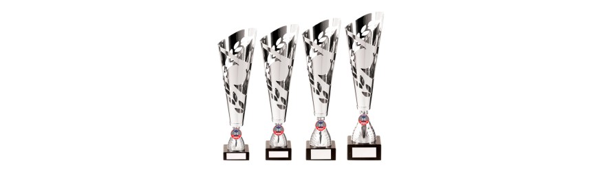 ZUES SILVER LASER CUP - 4 SIZES - 31CM - 37CM ZUES SILVER LASER CUP - 4 SIZES - 31CM - 37CM